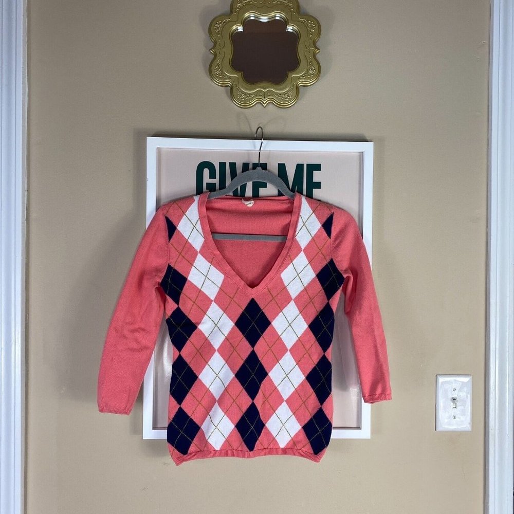 J.Crew Argyle Sweater